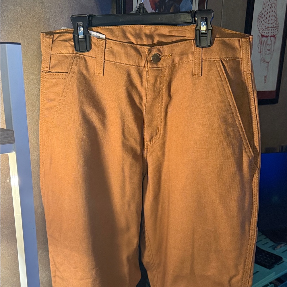 Carhartt Tan Buttoned Pants
